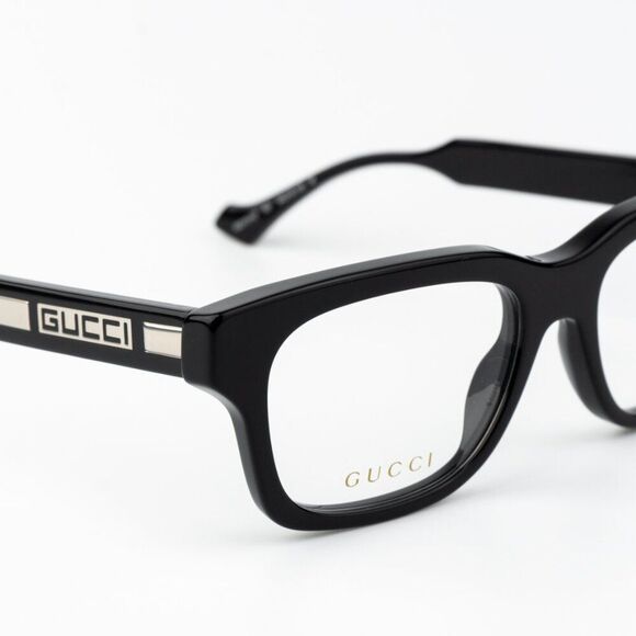 Gucci Men Eyeglasses Black Square GG1731O 001 BRAND NEW - Picture 7 of 11